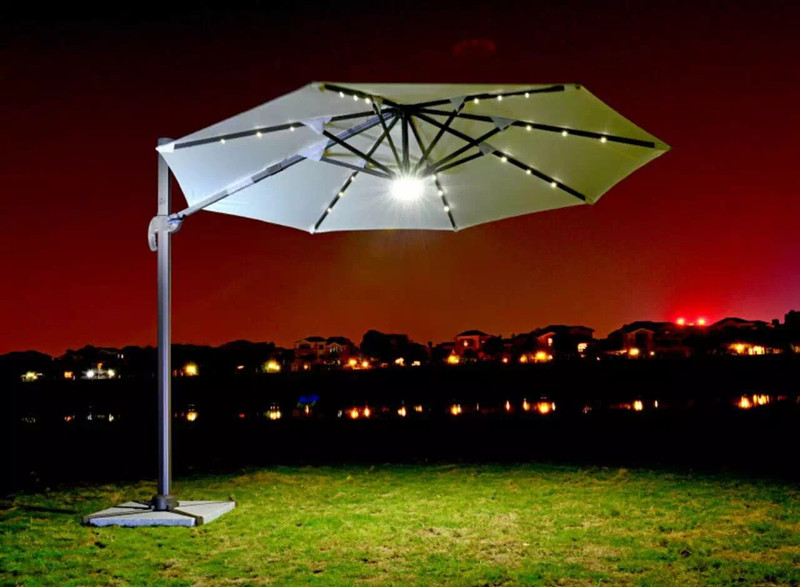 High quality alluminium cantilever umbrellas
